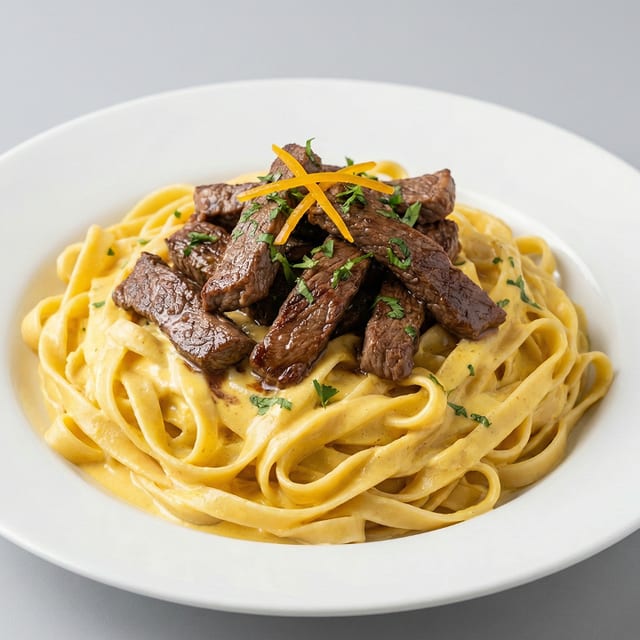 Pasta a la Huancaina.