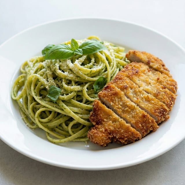 Linguini al Pesto.