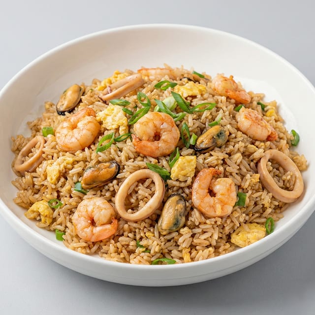 Chaufa de Mariscos.