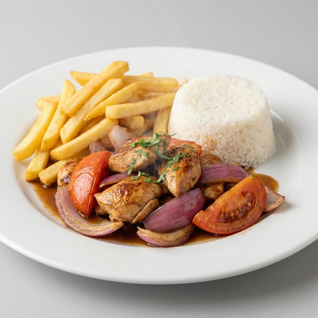 Pollo Saltado.